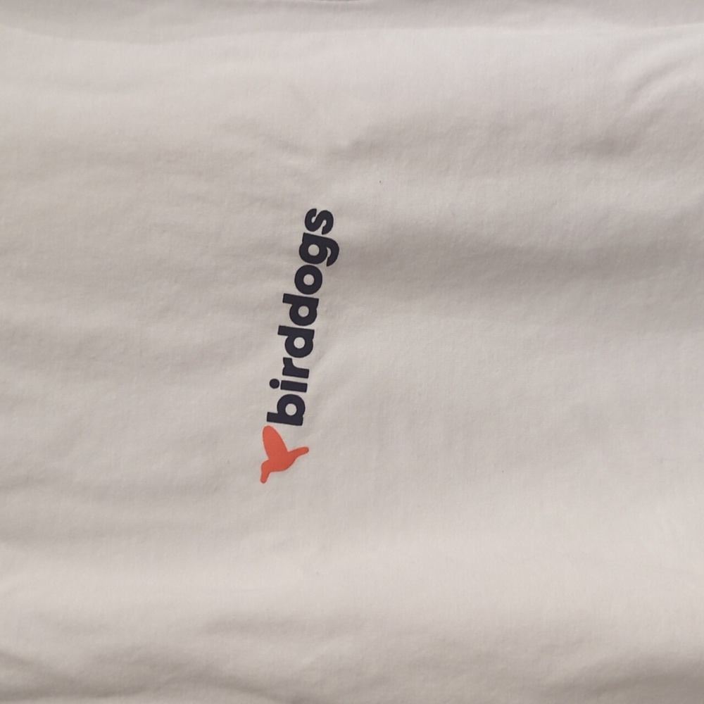 Birddogs Athletic Playground Tee White Spell out Fun Men's Medium - Picture 4 of 8